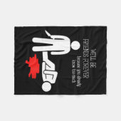 Couverture Polaire We'll Be Friends Forever Because You Already Know  (Devant (Horizontal))