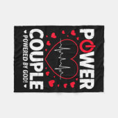 Couverture Polaire Wer Couple Christian Couples Matching Valentines D (Devant (Horizontal))