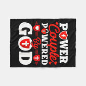 Couverture Polaire Wer Couple Wered By God Christian Couples Matching (Devant (Horizontal))