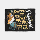 Couverture Polaire Wered By Beignets And Coffee Funny New Orleans Quo (Devant (Horizontal))