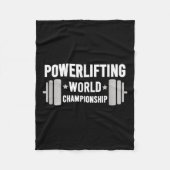 Couverture Polaire Werlifter Motivational Gym Werlifting World Chamon (Devant)