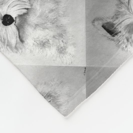 Couverture Polaire West Highland White Terrier (Coin)