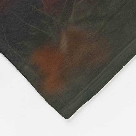 Couverture Polaire West Highland White Terrier Chiot Citrouille d'aut (Coin)