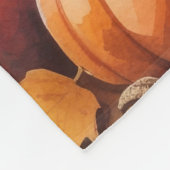 Couverture Polaire West Highland White Terrier Feuilles d'automne (Coin)