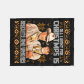 Couverture Polaire Western Biscuits And S Christmas Ugly (Devant (Horizontal))