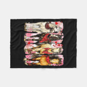 Couverture Polaire Western Horse Valentine Funny Western Valentines D (Devant (Horizontal))