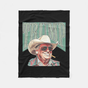 Couverture Polaire Western Make America Great Trump Daddy