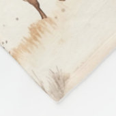 Couverture Polaire Western Southwest Animal Highland Cow (Coin)