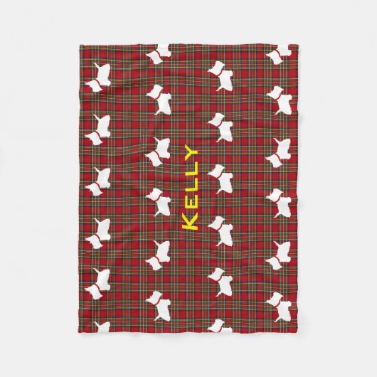 Couverture Polaire Westie (Devant)