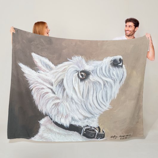 Couverture Polaire Westie Recherche vers le profil B (En situation)