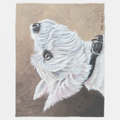 Couverture Polaire Westie Recherche vers le profil B (Devant)