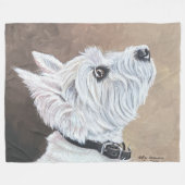 Couverture Polaire Westie Recherche vers le profil B (Devant (Horizontal))