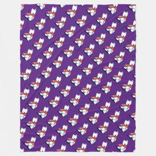 Couverture Polaire Westies Fox Toy (Devant)