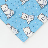 Couverture Polaire Westies KiniArt (Coin)