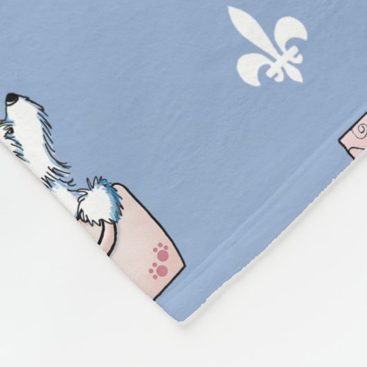 Couverture Polaire Westies Voyage Français KiniArt Fleece Blanket (Coin)