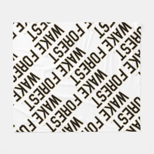 Couverture Polaire WFU | Wake Forest (Devant (Horizontal))