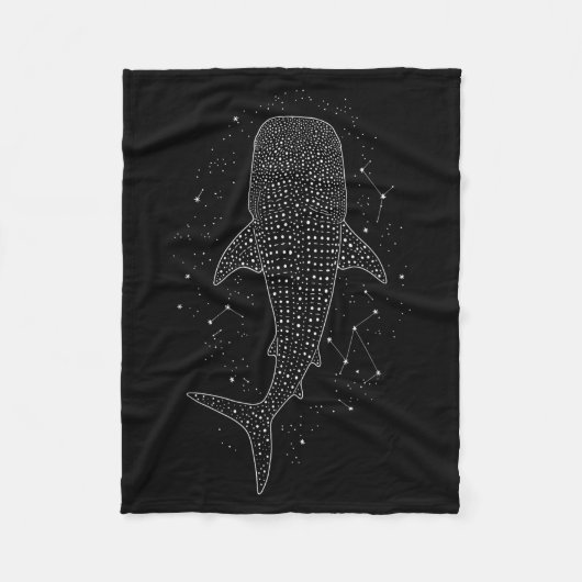 Couverture Polaire Whale Shark Constellation Marine Life For Animal L (Devant)