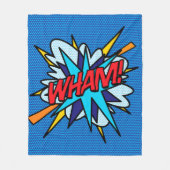 Couverture Polaire WHAM Fun Retro Comic Book Pop Art (Devant)