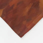 Couverture Polaire Wheaten Terrier dans les feuilles d'automne automn (Coin)