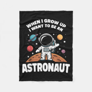 Couverture Polaire When I Grow Up I Want to Be an Astronaut