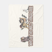 Couverture Polaire Where the Wild Things Are Characters on Logo (Devant)