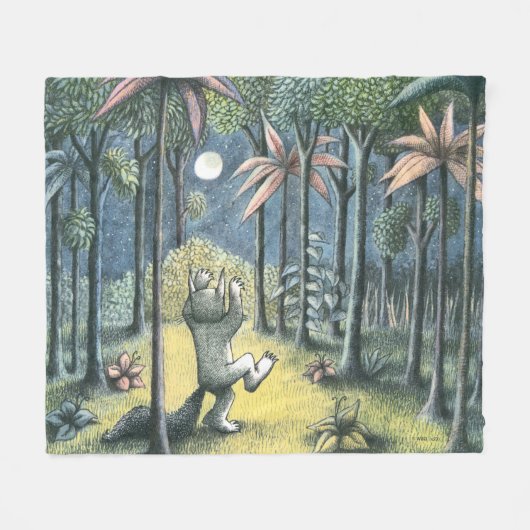 Couverture Polaire Where The Wild Things Are | Scène 6 (Devant (Horizontal))