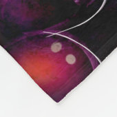 Couverture Polaire Whimsical Abstract Kitty Cat Floral Personalized (Coin)