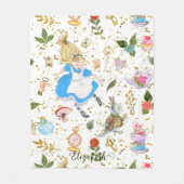 Couverture Polaire Whimsical Alice's Adventures in Wonderland Parties (Devant)