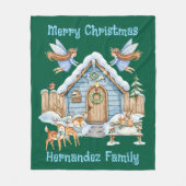 Couverture Polaire Whimsical Christmas (Devant)