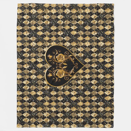 Couverture Polaire Whimsical et Elegant Goth (Devant)