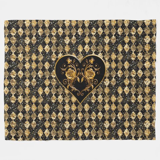 Couverture Polaire Whimsical et Elegant Goth (Devant (Horizontal))