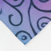 Couverture Polaire Whimsical Rainbow Motif Abstrait coloré (Coin)