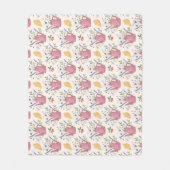 Couverture Polaire Whimsical Tea Time Doodle Throw Blanket (Devant)