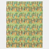 Couverture Polaire Whimsical Woodland Friends (Devant)