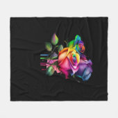 Couverture Polaire Whimsigoth - Design gothique (Devant (Horizontal))