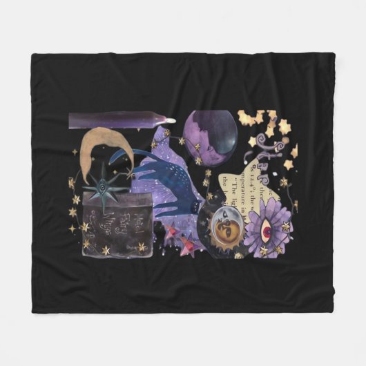 Couverture Polaire Whimsigoth esthétique 90s (Devant (Horizontal))