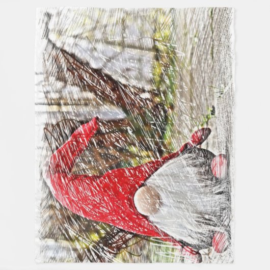 Couverture Polaire Whimsy des bois (Devant)