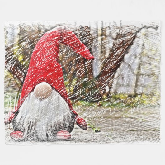 Couverture Polaire Whimsy des bois (Devant (Horizontal))