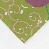 Couverture Polaire Whimsy Tweety Birds on Vines Fleece Blanket (Coin)