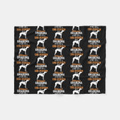 Couverture Polaire Whippet Grandma Dog Toxits Whippet Dog Lover (Devant (Horizontal))