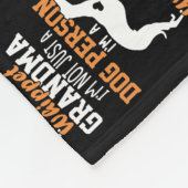 Couverture Polaire Whippet Grandma Dog Toxits Whippet Dog Lover (Coin)