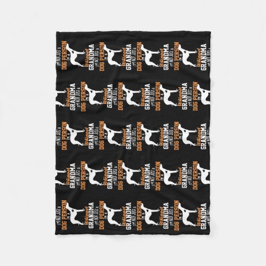 Couverture Polaire Whippet Grandma Dog Toxits Whippet Dog Lover (Devant)