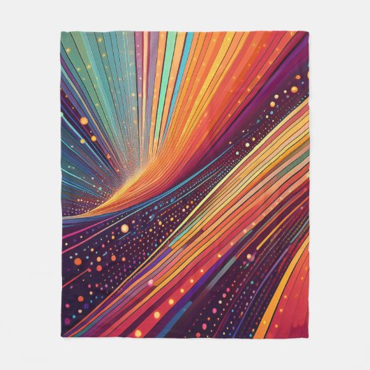 Couverture Polaire Whirlpool Abstrait (Devant)