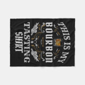 Couverture Polaire Whiskey Drôle C'Est Ma Dégustation Bourbon (Devant (Horizontal))
