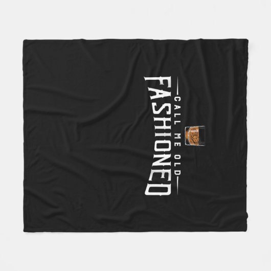 Couverture Polaire Whiskey Me Dit Ancien (Devant (Horizontal))