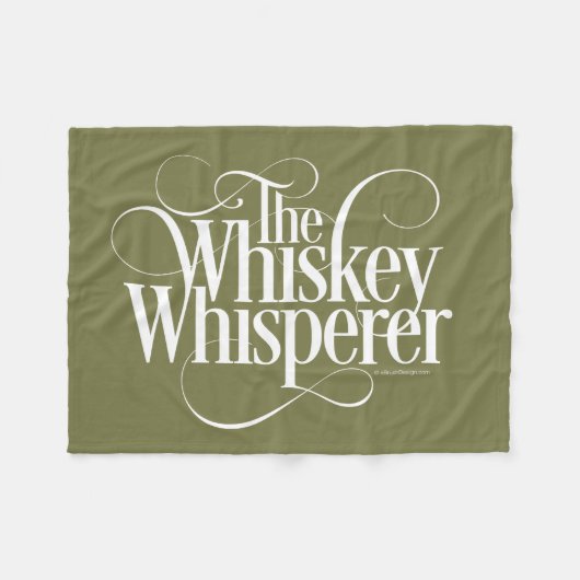 Couverture Polaire Whiskey Whisperer (Devant (Horizontal))