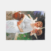 Couverture Polaire Whisperies d'Amour, Bouguereau (Devant (Horizontal))