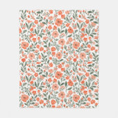 Couverture Polaire Whispering blossoms of grace (Devant)