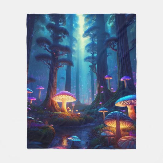 Couverture Polaire Whispering Woods (Devant)