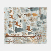 Couverture Polaire Whispers of the Forest : A Woodland Sketch (Devant (Horizontal))